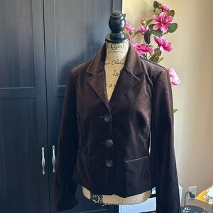 Emil Rutenberg Women’s Brown Velvet Jacket